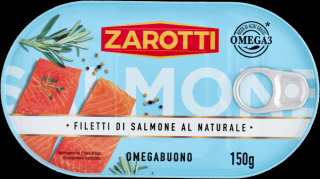 Zarotti Somon file in suc propriu 150 g (File somon in suc)