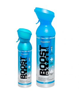 Spray cu inhalator, oxigen concentratie 95%, Menta - Boost Oxygen
