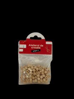 Accesorii craft - bilute lemn natur 100/set