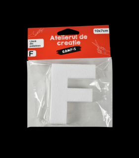 Accesorii craft- litera f polistiren