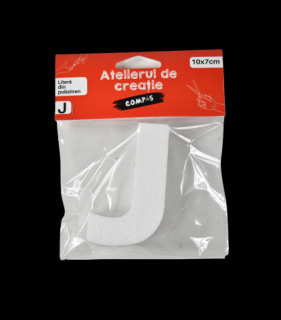 Accesorii craft- litera j polistiren