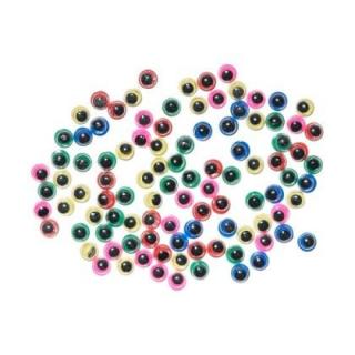 Accesorii craft - ochi color 5mm 100/set 137090