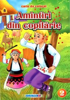 Amintiri din copilarie 2 carte de colorat b5