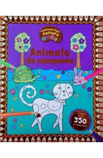 Animale de companie-coloreaza dupa numere