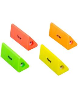 Ascutitoare plastic dubla cu container slide milan