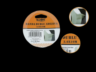 Banda dublu adeziva 3.6x10m 041718