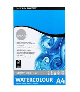Bloc simply watercolour 190g a4 fl431532400