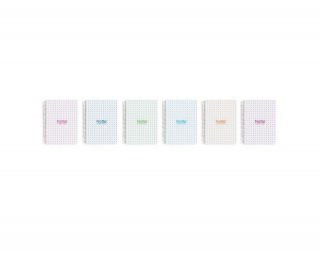 Caiet a4 100 file dictando spira coperta pp white asd60438