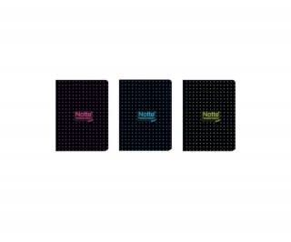 Caiet a4 60f dict capsat cop pp black notte asd10476