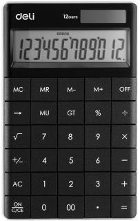 Calculator birou 12dig modern negru deli dle1589p+++