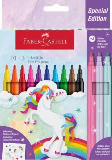 Carioca 10+3 culori unicorni faber castell fc554213