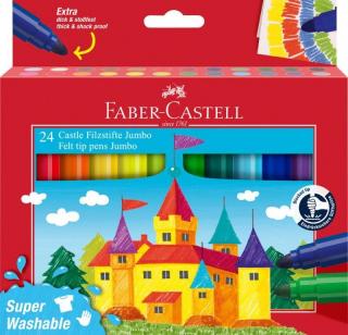 Carioca 24 culori jumbo superwashable faber-castell fc154324