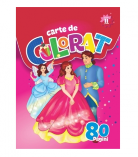 Carte de colorat A4 pentru fete 80pg vol.2