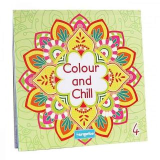 Carte de colorat pentru adulti Color and Chill 4