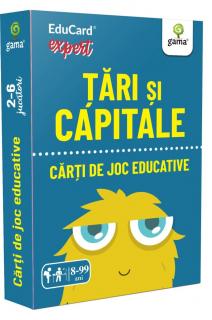 Carti de joc educative - Tari si capitale