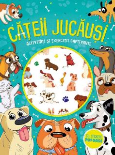 Cateii jucausi. Cu stickere pufoase