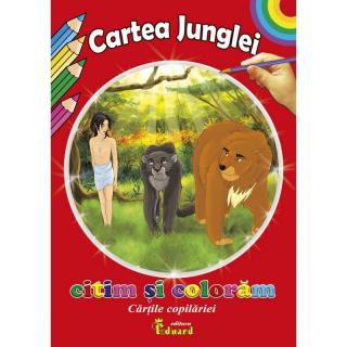 Citim si coloram cartea junglei