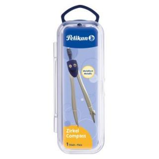 Compas Plastic/Metal Pelikan cu 2 Rezerve 700283