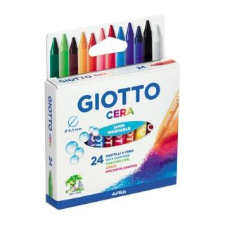 Creioane cerate cera set 24buc giotto l0282200