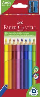 Creioane colorate jumbo 10cul+asc fb fc116510