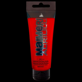 Cul acril acrilico 75ml cadmium free red medium 0916225