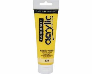 Cul acril graduate 120ml naples yellow fl123120634