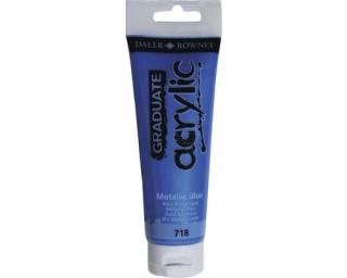 Culori acril graduate 120ml metallic blue fl123120718