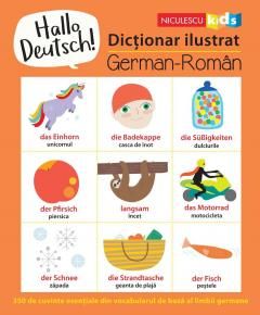 Dictionar ilustrat german-roman. Hallo Deutsch! - Sam Hutchinson
