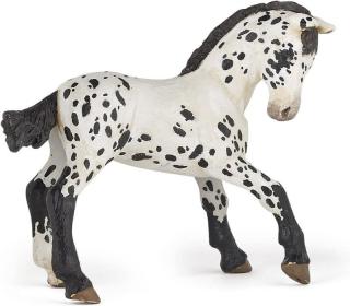 Figurina manz appaloosa negru papo51540