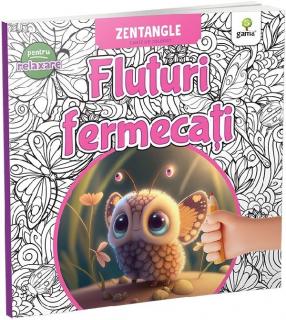 Fluturi fermecati. Carte de colorat
