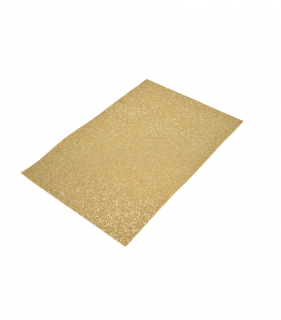 Hartie buretata glitter bej 20x30cm / coala