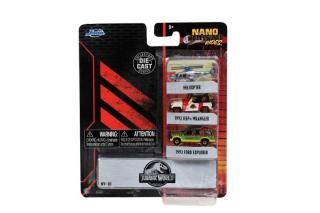 Jada set 3 masinute metalice jurassic 4cm 253251012