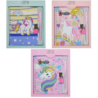 Jurnal cu lacat si pix unicorn hs-32-001