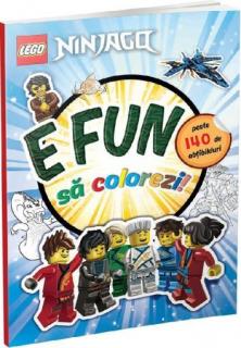 Lego Ninjago: E fun sa colorezi! Carte de colorat cu abtibilduri