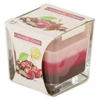 Lumanare parfumata chocolate cherry 8*8cm bolsius snk80-104