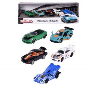 Majorette set 5 masinute metalice porsche 7.5cm 212053172