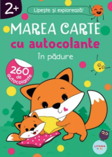 Marea carte cu autocolante. In padure