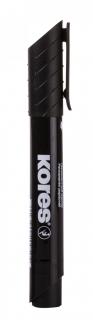 Marker permanent kores varf rotund negru ko20930