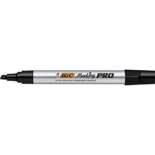 Marker permanent negru varf tesit pro industrial bc964802