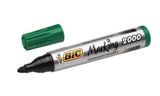 Marker permanent verde varf rotund 2000 bic bc820912