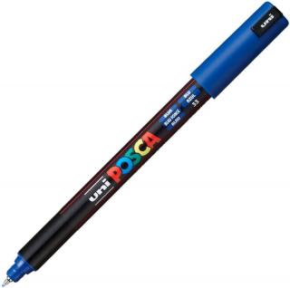 Marker uni pc-1mr posca 0.7mm varf fin metalic albas k