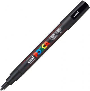 Marker uni pc-3m posca 09-13mm negru