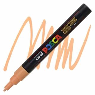 Marker uni pc-3m posca 09-13mm portocaliu deschis k