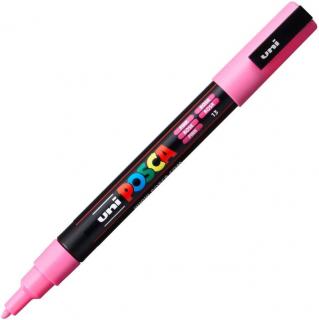 Marker uni pc-3m posca 09-13mm roz