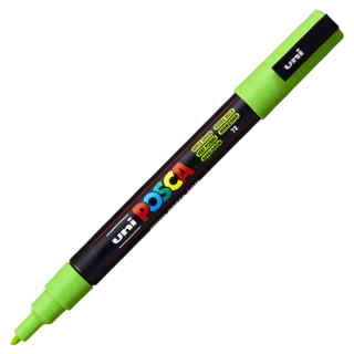 Marker uni pc-3m posca 09-13mm verde mar k