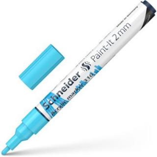 Marker vopsea acrilica paint-it 310 2mm schneider bleu