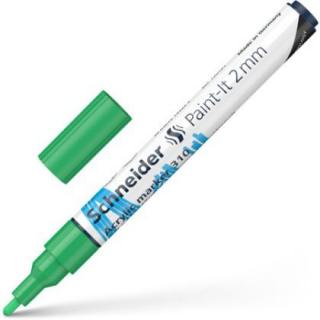 Marker vopsea acrilica paint-it 310 2mm schneider verde