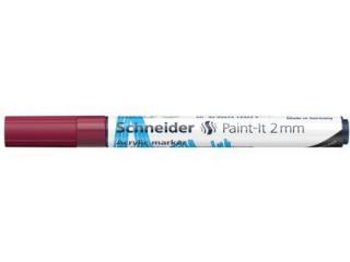 Marker vopsea acrilica paint-it 310 2mm schneider visiniu