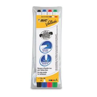 Marker whiteboard 4/set velleda 1721 vf subtire bic bc875711