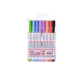 Marker whiteboard slim set 8 bic deli dles504